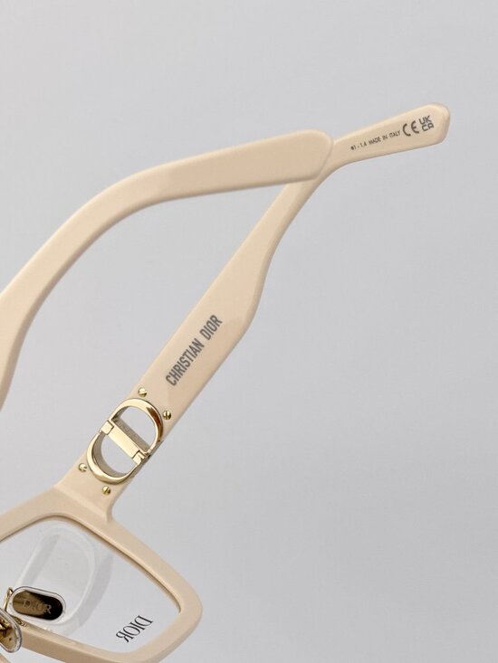 Dior 30MONTAIGNEO S1F Eyeglasses – Ivory Butterfly Square Frame 9500 main image 8